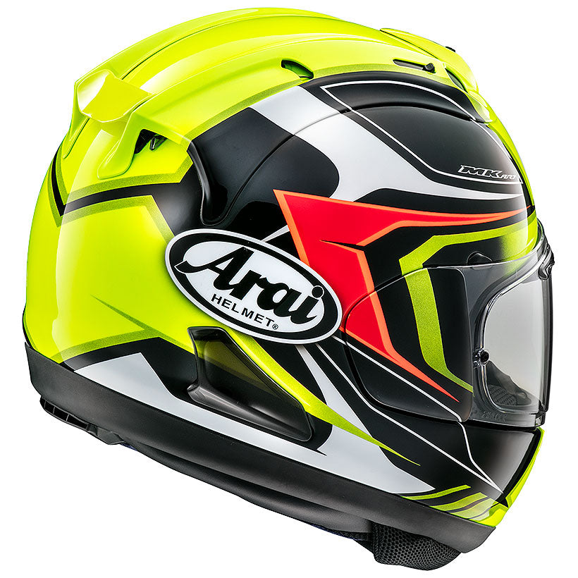 Arai RX-7X - Maze Yellow